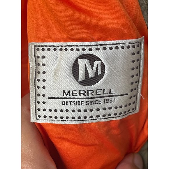 Merrell Align Zip Up Quilted Zip Pockets Puffer Jacket Sage Women Size M - Picture 7 of 8